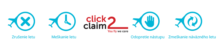Click2Claim - kompenzácia za zrušenie a meškanie letu