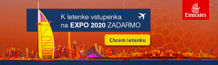 Vstupenka na EXPO 2020 k letenke Emirates zadarmo