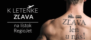 K letenke zľava na lístok RegioJet do Viedne