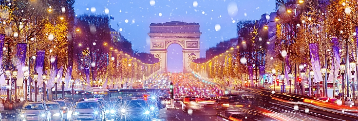 Paríz Vianoce